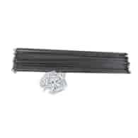 Szprycha 256mm czarne stal+ nakr14mm UCP 36szt/op