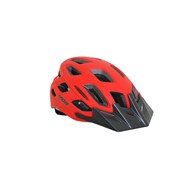 KASK HB3-2  L + lampka tył; czerwony mat