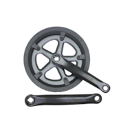 Mech.korb.XLR8 170x46T Stal.kwadrat z osł.czarny