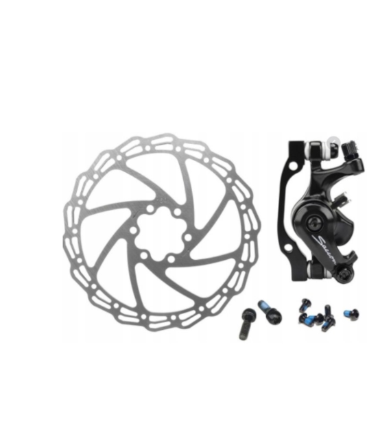 Hamulec tarcz. mech.przód adapt.F160/R140 160mm
