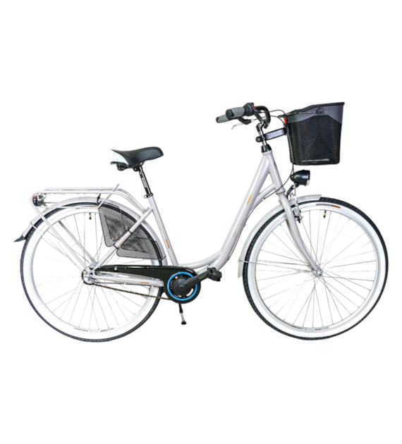 Rower Majdller 28'' WAVE 8.3 18'' Platynowo szary