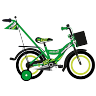 Rower Majdller 12'' COMBO Zielony-Czarny