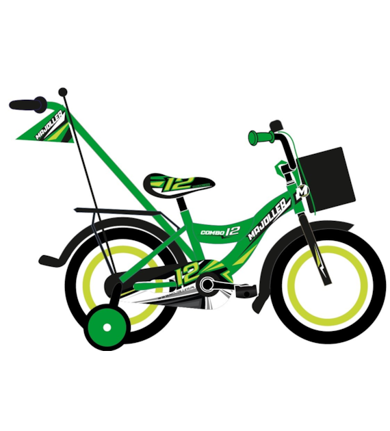Rower Majdller 12'' COMBO Zielony-Czarny