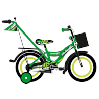 Rower Majdller 16'' COMBO Zielony-Czarny