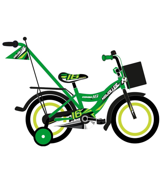 Rower Majdller 16'' COMBO Zielony-Czarny