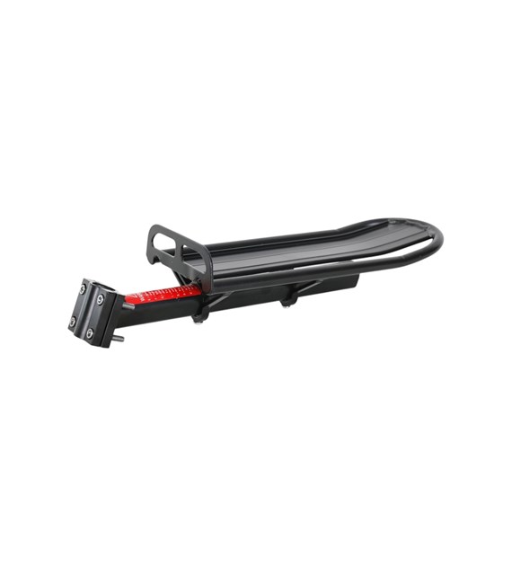 Bagażnik PS-FT-077 alu mocowany na sztycę czarny