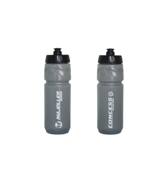 Bidon 0,8l z nadrukiem kolor BLACK TRANSPARENT