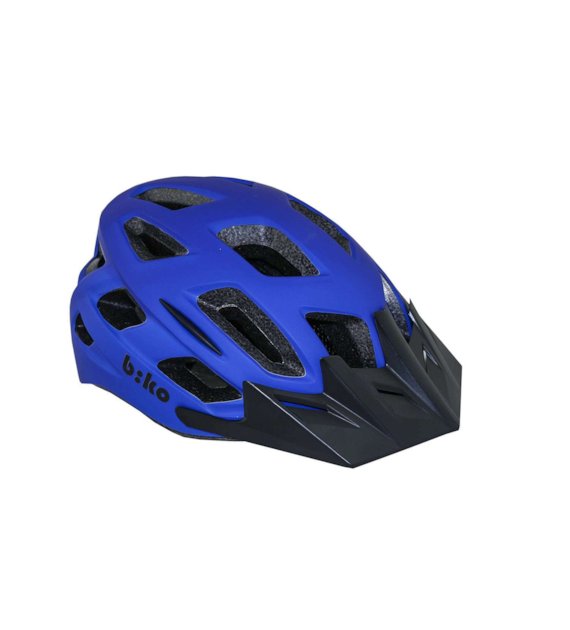 KASK HB3-2_B S + lampka tył; niebieski mat 53-55