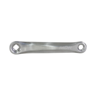 Korba lewa HOOP 170mm Alu srebrna