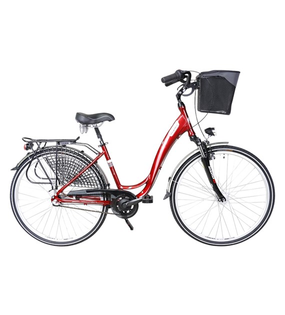 Rower Majdller 28'' MADERA 8.3 17'' Amor.Czerwony