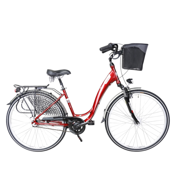 Rower Majdller 28'' MADERA 8.3 17'' Amor.Czerwony