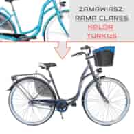 Rower Majdller 26'' CLARES 6.3 18'' Turkus morski