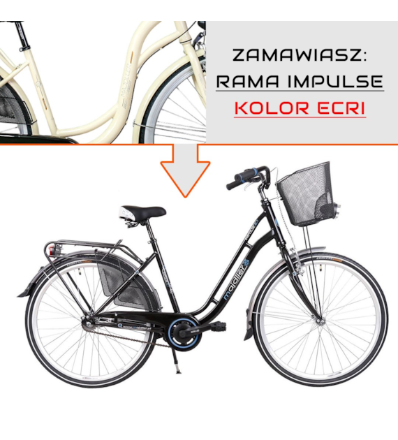 Rower Majdller 28'' IMPULSE 8.1 18'' Ecru