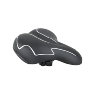 Siodło BSK C060 EL 255x210 czarne-srebrne