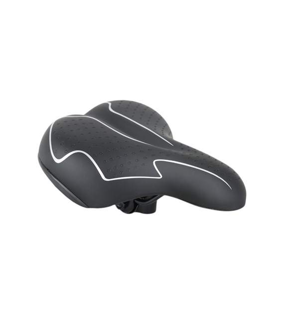 Siodło BSK C060 EL 255x210 czarne-srebrne