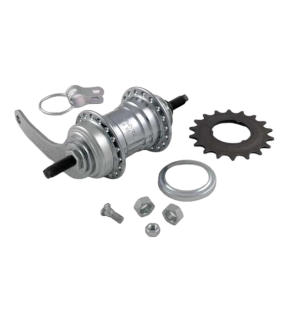 Piasta tył torpedo 36H/151/18 Velosteel z osprzęte