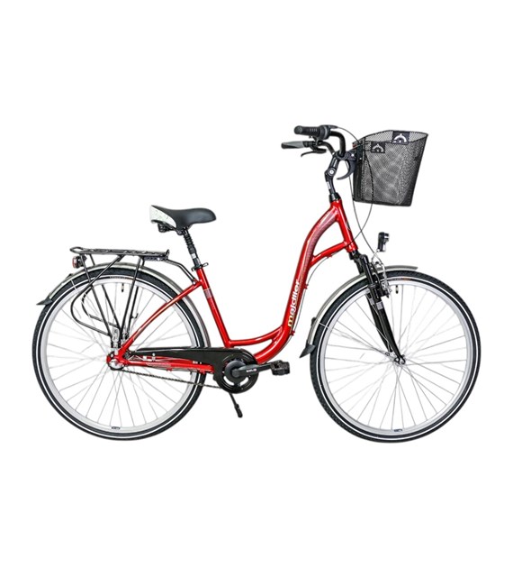 Rower Majdller 28'' MOTTA 8.3 17''ECO Amo Czerwony