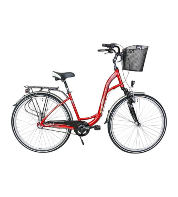 Rower Majdller 28'' MOTTA 8.3 17''ECO Amo Czerwony