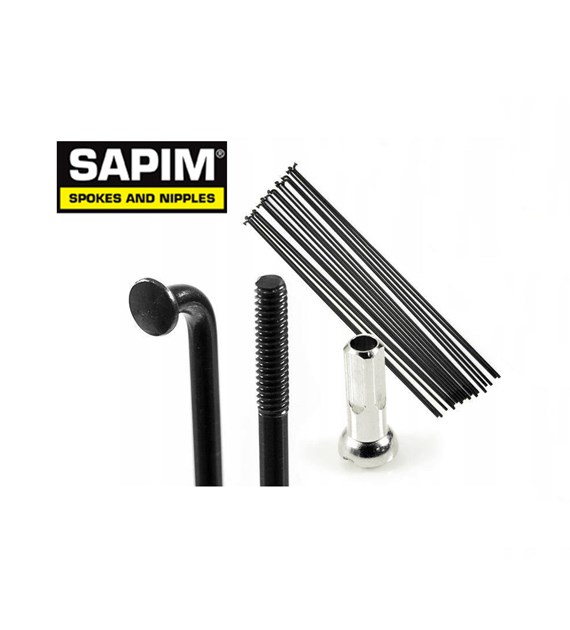 Szprycha SAPIM Stal 14G 291mm J-Bend Cz 36szt +nyp