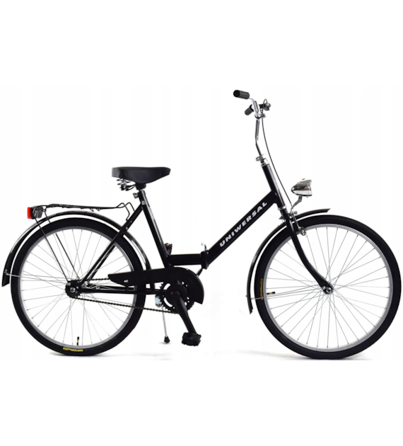 Rower Uniwersal 24  Jubilat 15  czarny p/Tajwan