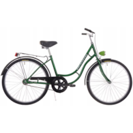 Rower Uniwersal 26  Retro 17  damka zielony p/Tajw