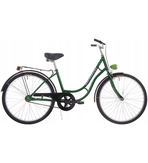 Rower Uniwersal 28  Retro 19  damka zielony p/Taj