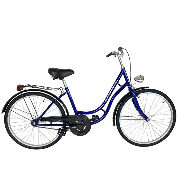 Rower Uniwersal 28  Retro 19  damka niebiesk p/Taj