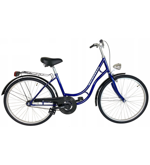 Rower Uniwersal 28  Retro 19  damka niebiesk p/Taj