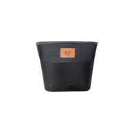 Wkładka do kosza Majdller skóra czarna