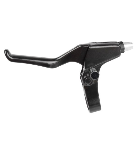 Dźwignia hamulca z blokadą  lewa  alu/alu czarny