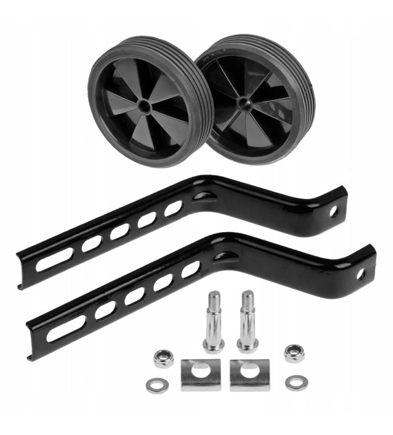 Kółka podporowe 12-20  czarne