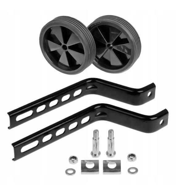 Kółka podporowe 12-20  czarne