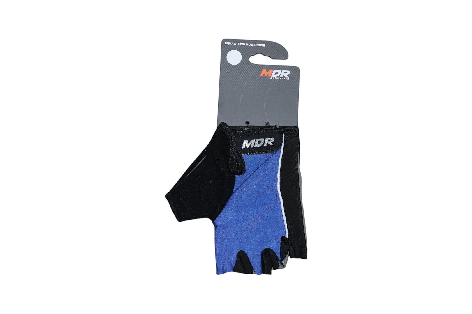 Rękawiczki MDR-125 L mikrofibra/grl/lycra niebiesk