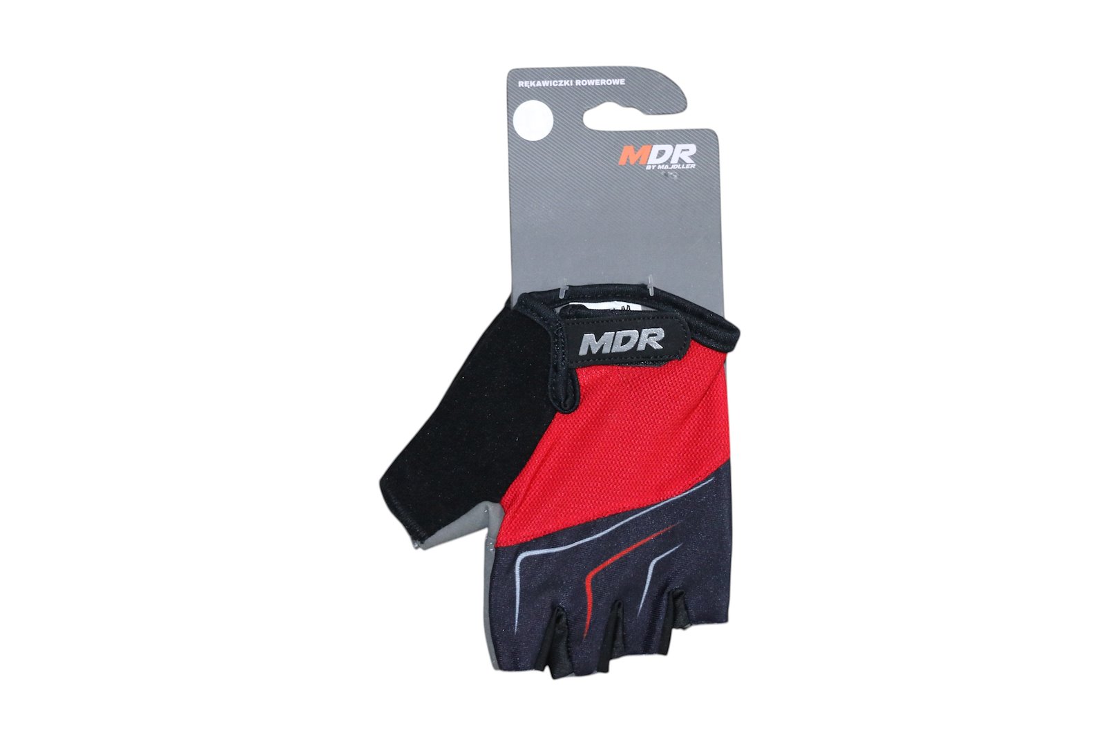 Rękawiczki MDR-152 M mikrofibra/gel/lycra czerwone