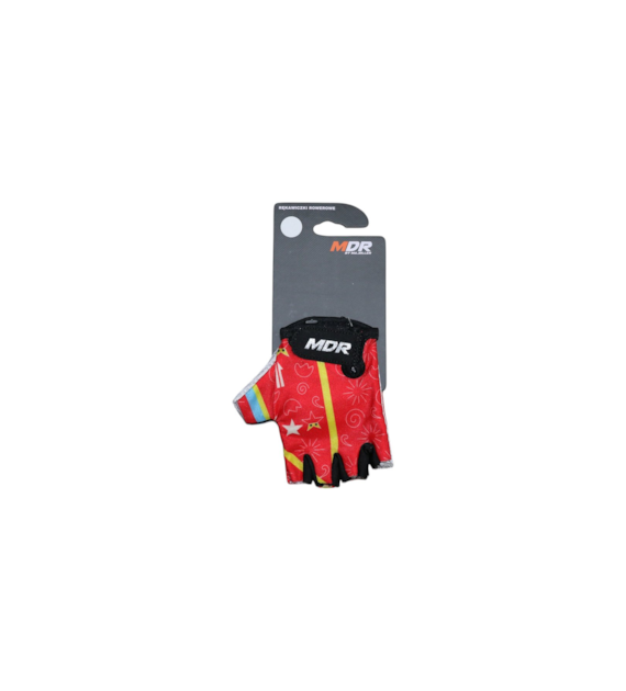 Rękawiczki MDR-193 XS siatka/lycra czerwone