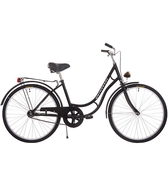 Rower Uniwersal 28  Retro 19  damka czarny Tajwan