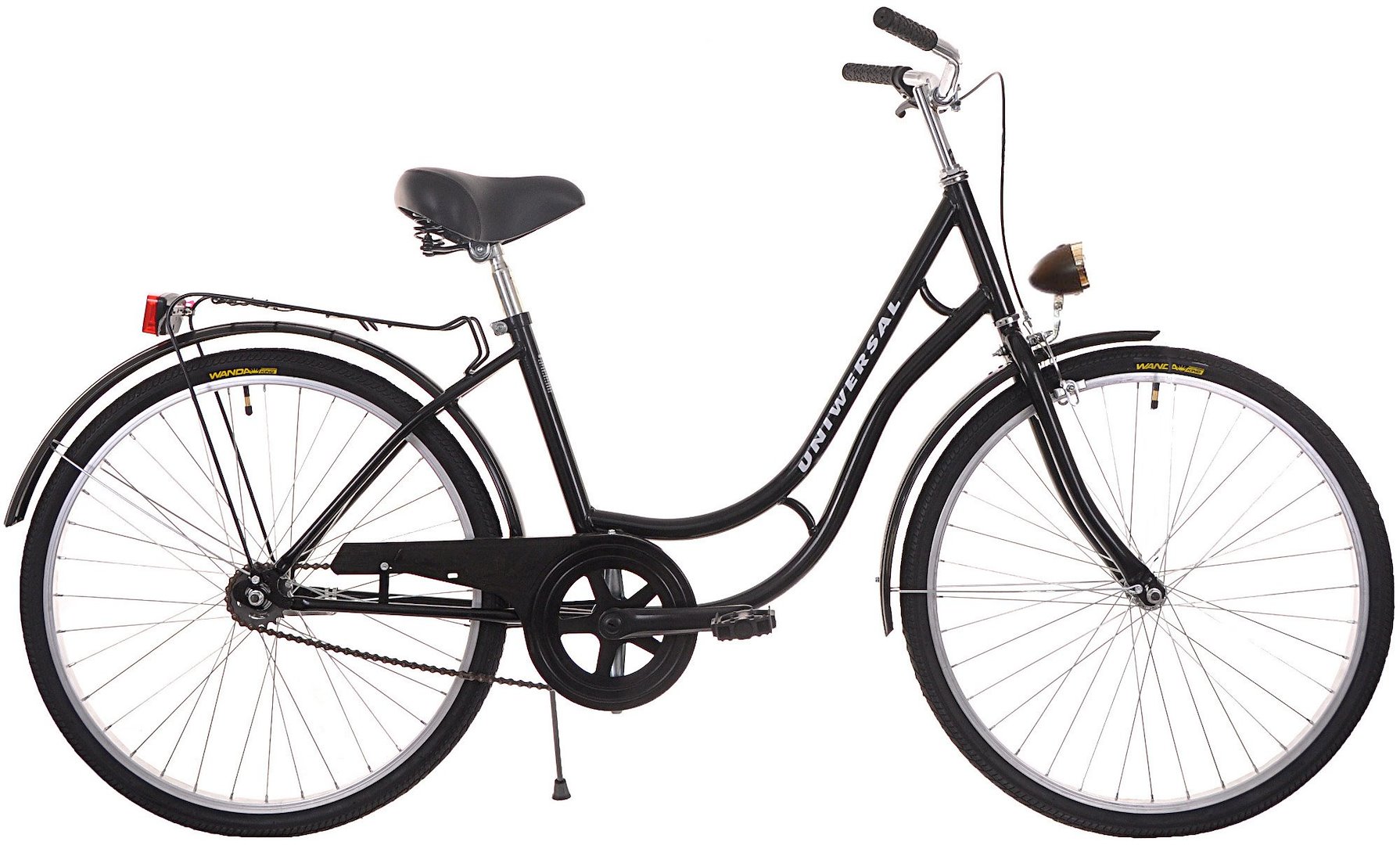 Rower Uniwersal 28  Retro damka czarny Tajwan