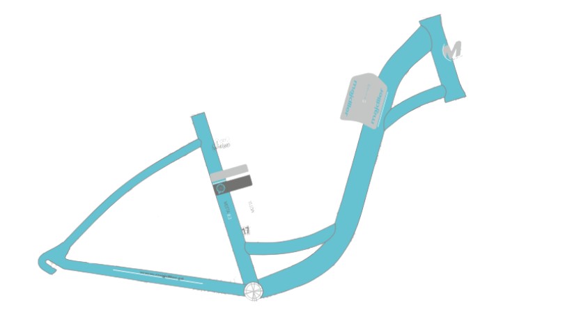 Rower Majdller 28'' MOTTA 8.3 17'' Turkus połysk