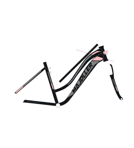 Rower Majdller 28'' MASTER 1.2 CU 17'LadyCzarnoRóż