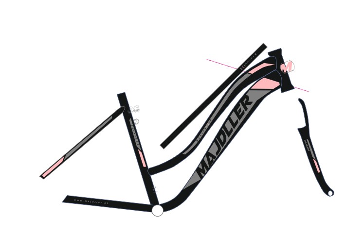 Rower Majdller 28'' MASTER 1.2 CU 17'LadyCzarnoRóż