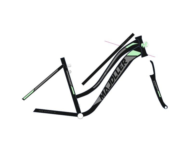 Rower Majdller 28'' MASTER 1.2 CU 17'LadyCzarnoMię