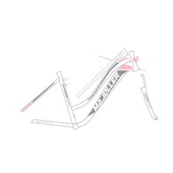 Rower Majdller 28'' MASTER 1.2 CU 17'LadyBiałoRóżo