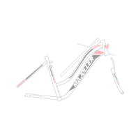 Rower Majdller 28'' MASTER 1.2 CU 17'LadyBiałoRóżo