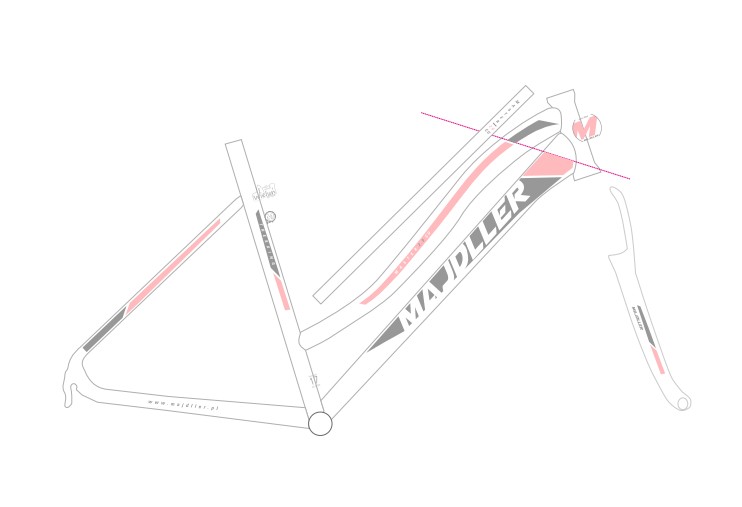 Rower Majdller 28'' MASTER 2.0 CU LadyBiałoRóżowy