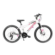 Rower Majdller 24'' DRAKON 4.0 Hyd 2HT BiałoRóżowy