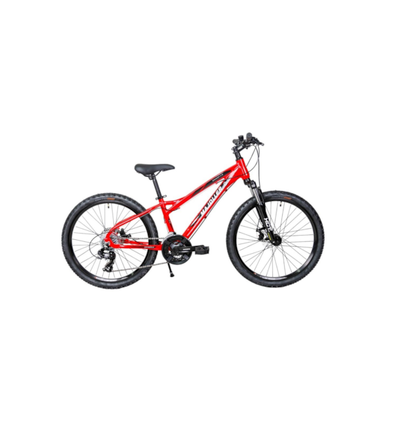 Rower Majdller 24'' DRAKON 4.0 2HT-H 13  Czerwony