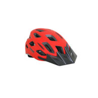 KASK HB3-2 M + lampka tył; czerwony mat 55-58