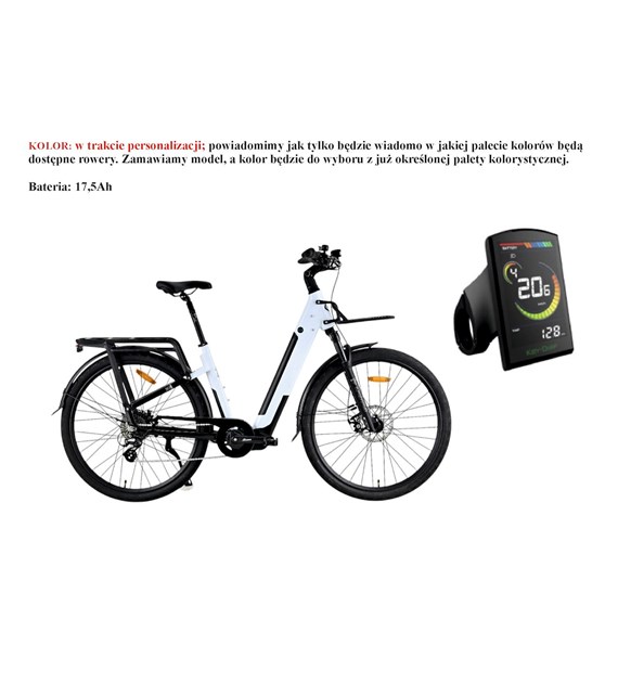 Rower Majdller 28'' E-Bike SOHO 2.0 D18 8-b;17,5AH