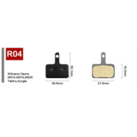 Klocki ham.tarcz. R04 Spiekane/Sintered