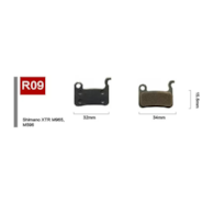 Klocki ham.tarcz. R09 Spiekane/Sintered